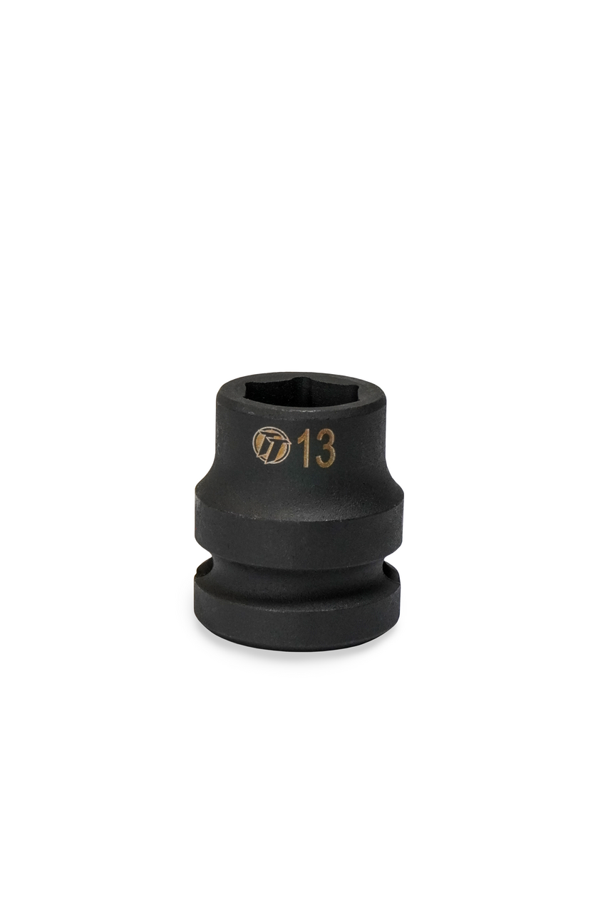 ToolTruck 1/2 Drive Stubby Impact Socket 6 Pt Metric 13mm