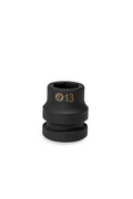 ToolTruck 1/2 Drive Stubby Impact Socket 6 Pt Metric 13mm