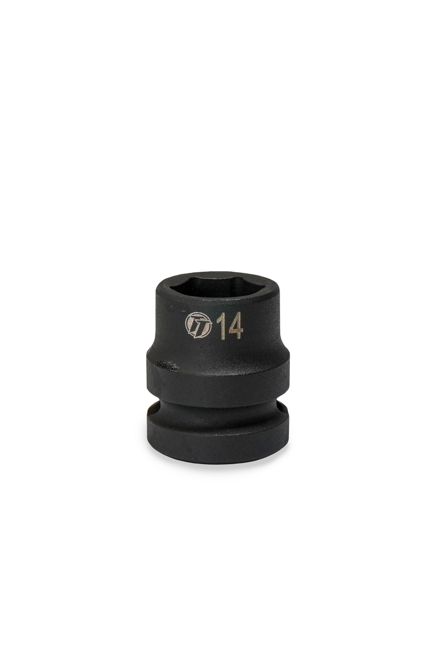 ToolTruck 1/2 Drive Stubby Impact Socket 6 Pt Metric 14mm