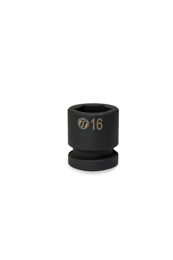 ToolTruck 1/2 Drive Stubby Impact Socket 6 Pt Metric 16mm