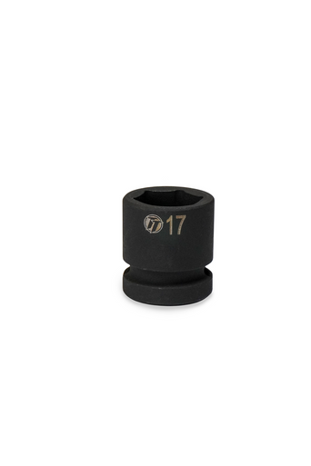 ToolTruck 1/2 Drive Stubby Impact Socket 6 Pt Metric 17mm