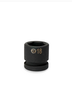 ToolTruck 1/2 Drive Stubby Impact Socket 6 Pt Metric 18mm