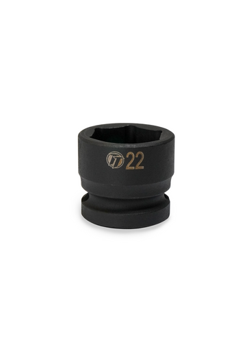 ToolTruck 1/2 Drive Stubby Impact Socket 6 Pt Metric 22mm