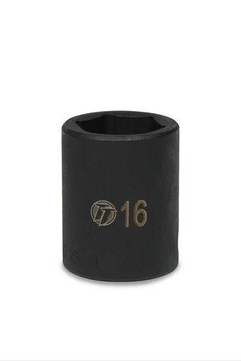 ToolTruck 3/8 Drive 16mm 6 Pt Impact Socket