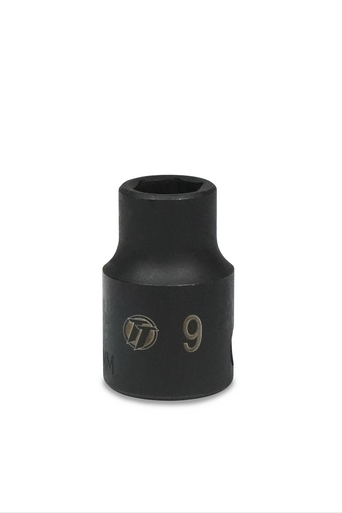ToolTruck 3/8 Drive 9mm 6 Pt Impact Socket