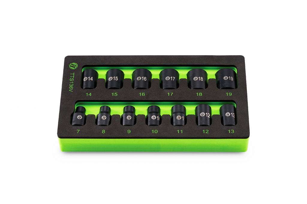 ToolTruck 13pc 3/8 Drive Metric 6 point Impact Socket Set 7-19mm