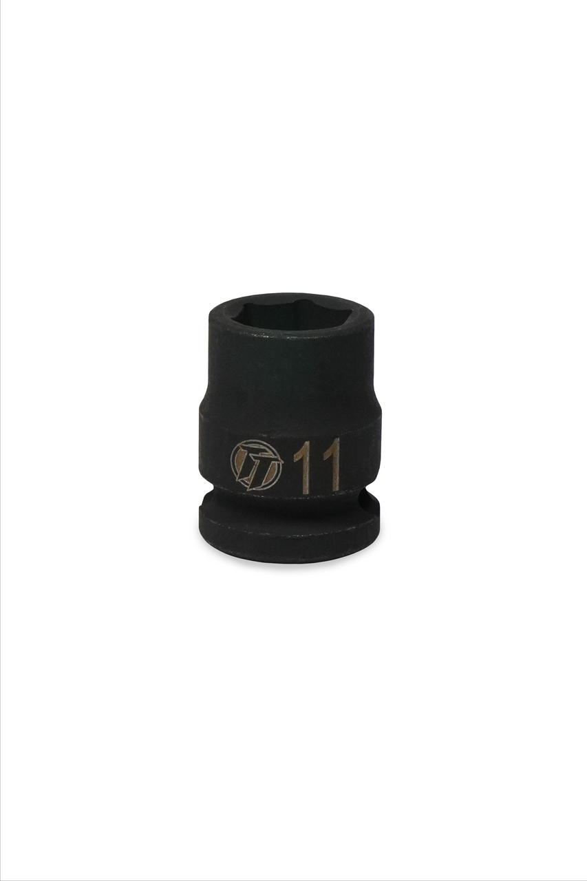 ToolTruck 3/8 Drive Stubby Impact Socket 6 Pt Metric 11mm