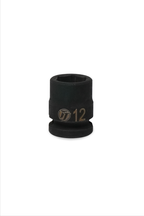 ToolTruck 3/8 Drive Stubby Impact Socket 6 Pt Metric 12mm