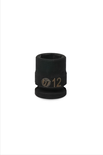 ToolTruck 3/8 Drive Stubby Impact Socket 6 Pt Metric 12mm