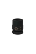 ToolTruck 3/8 Drive Stubby Impact Socket 6 Pt Metric 12mm