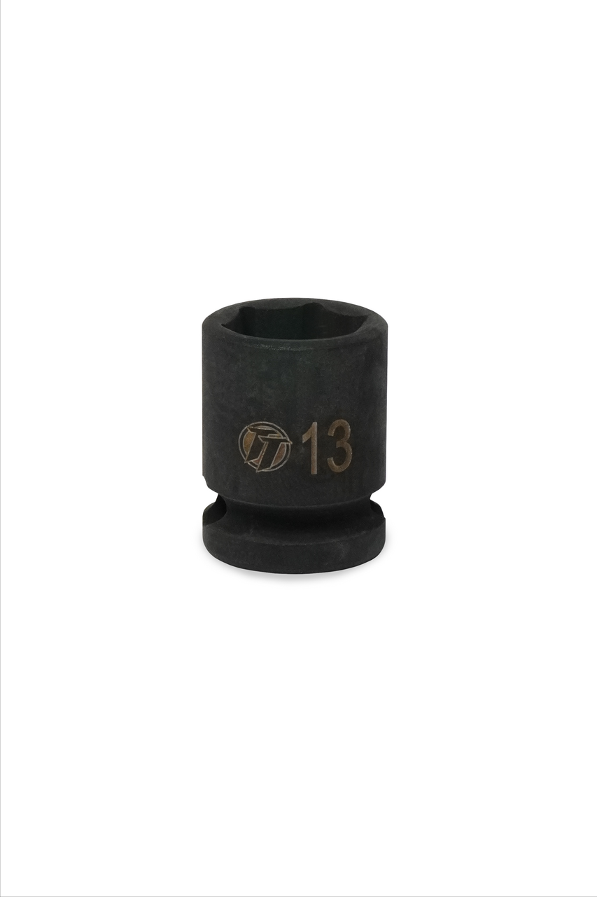 ToolTruck 3/8 Drive Stubby Impact Socket 6 Pt Metric 13mm