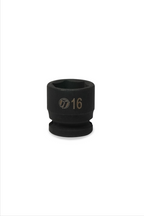 ToolTruck 3/8 Drive Stubby Impact Socket 6 Pt Metric 16mm