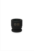 ToolTruck 3/8 Drive Stubby Impact Socket 6 Pt Metric 16mm