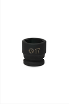 ToolTruck 3/8 Drive Stubby Impact Socket 6 Pt Metric 17mm