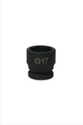 ToolTruck 3/8 Drive Stubby Impact Socket 6 Pt Metric 17mm