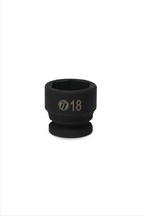 ToolTruck 3/8 Drive Stubby Impact Socket 6 Pt Metric 18mm
