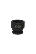 ToolTruck 3/8 Drive Stubby Impact Socket 6 Pt Metric 19mm