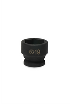 ToolTruck 3/8 Drive Stubby Impact Socket 6 Pt Metric 19mm
