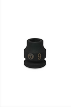 ToolTruck 3/8 Drive Stubby Impact Socket 6 Pt Metric 9mm