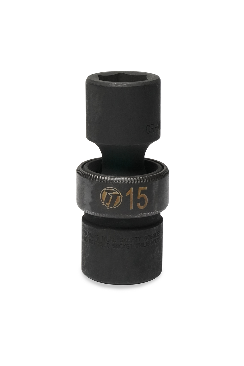 ToolTruck 1/2 Drive 15mm 6 Pt Universal Impact Socket