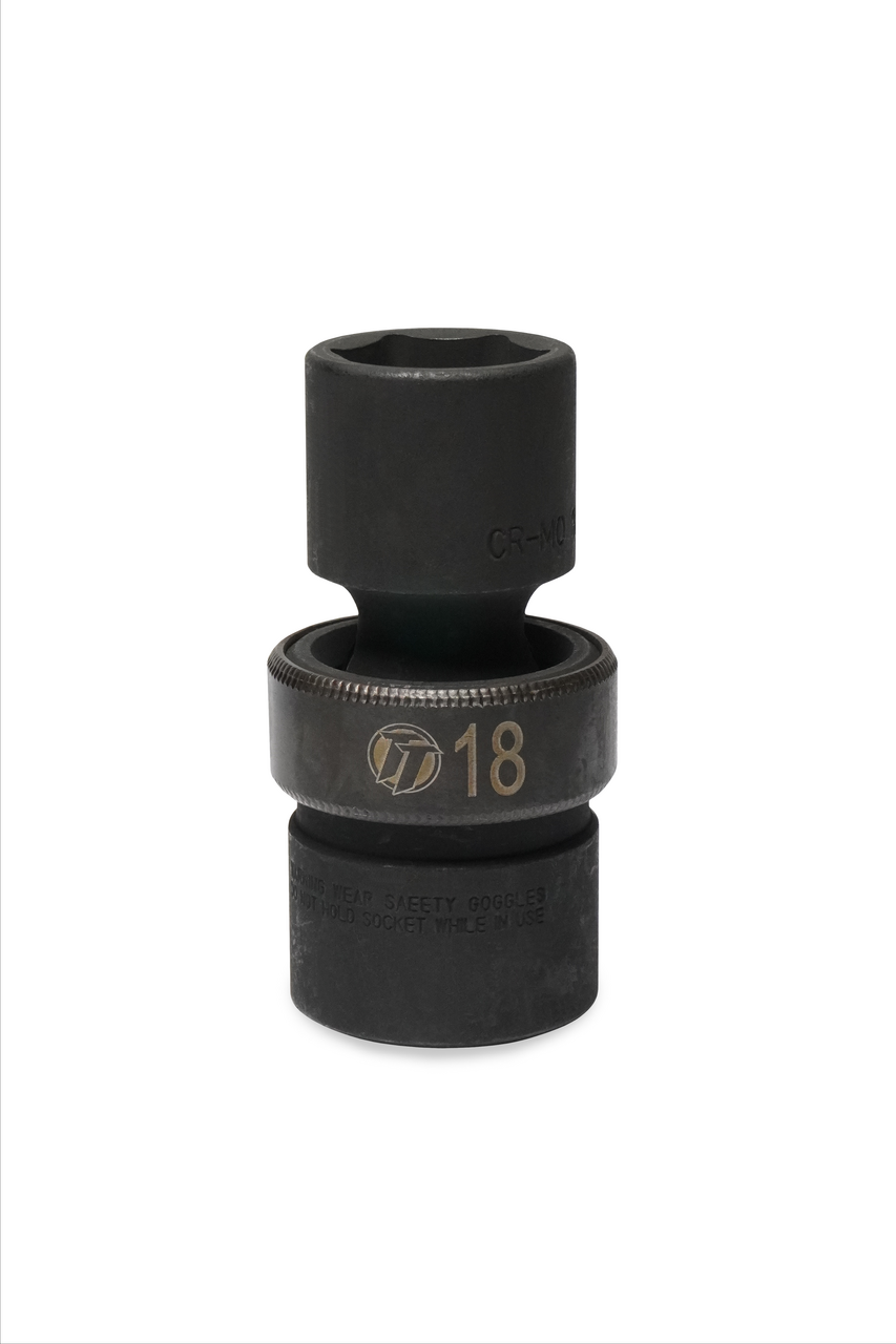 ToolTruck 1/2 Drive 18mm 6 Pt Universal Impact Socket