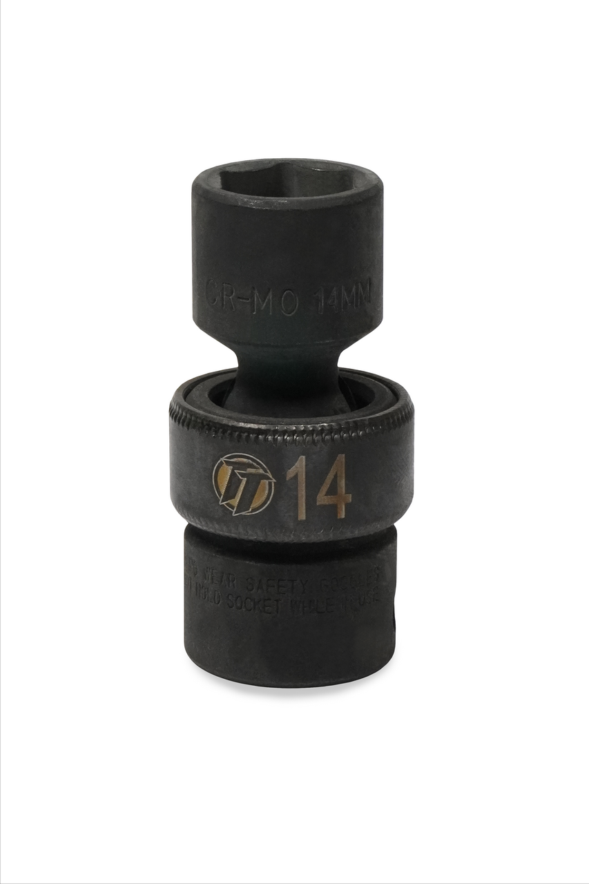 ToolTruck 3/8 Drive 14mm 6 Pt Universal Impact Socket