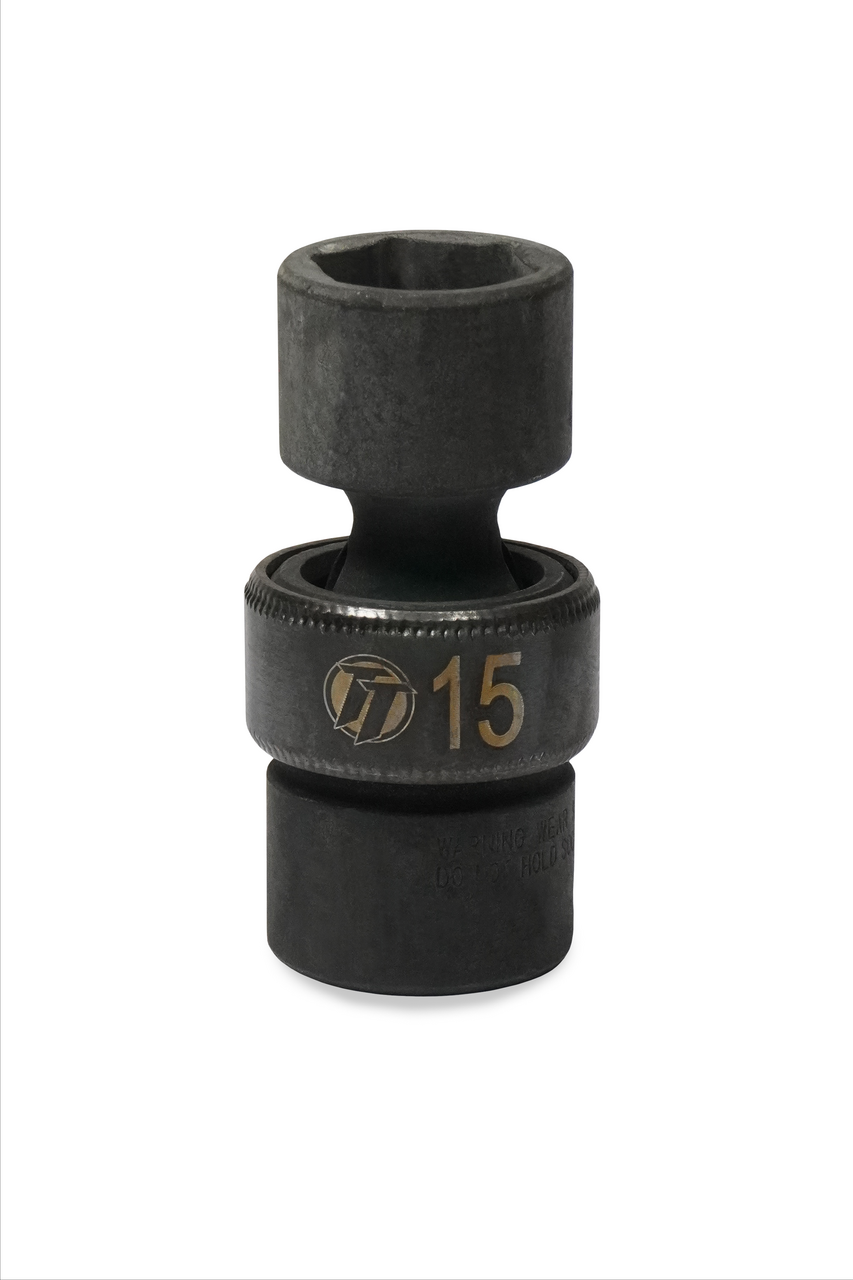 ToolTruck 3/8 Drive 15mm 6 Pt Universal Impact Socket