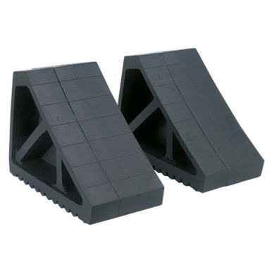 Sealey Rubber Wheel Chocks Pair