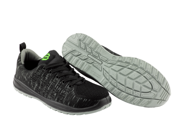 Workforce Black Fly Knit Trainer Size 11