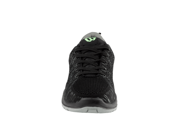 Workforce Black Fly Knit Trainer Size 8