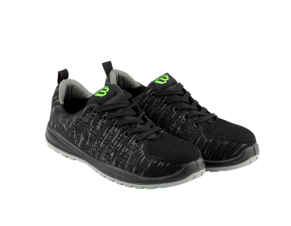 Workforce Black Fly Knit Trainer Size 13