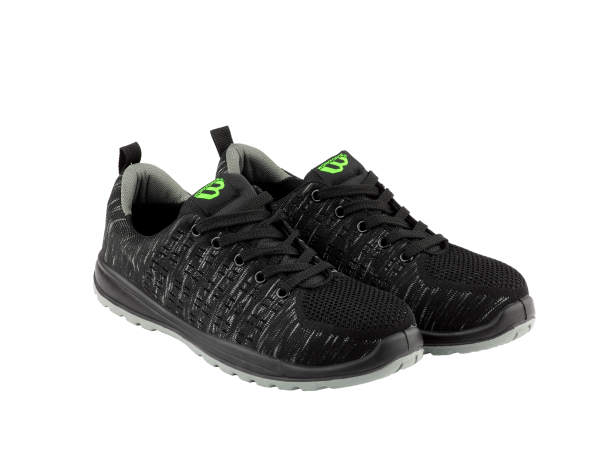 Workforce Black Fly Knit Trainer Size 11