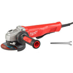 Milwaukee 1250W Angle Grinder with AVS & Slim Paddle Switch - 240V