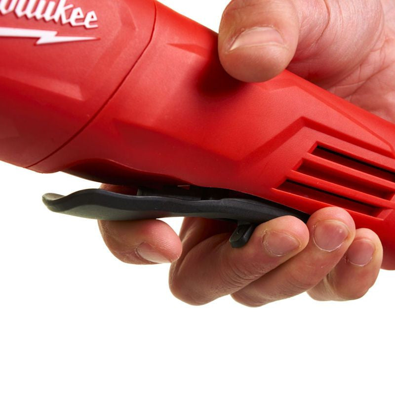 Milwaukee 1250W Angle Grinder with AVS & Slim Paddle Switch - 240V
