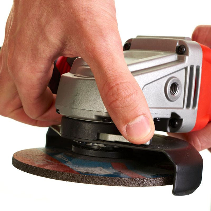 Milwaukee 1250W Angle Grinder with AVS & Slim Paddle Switch - 240V