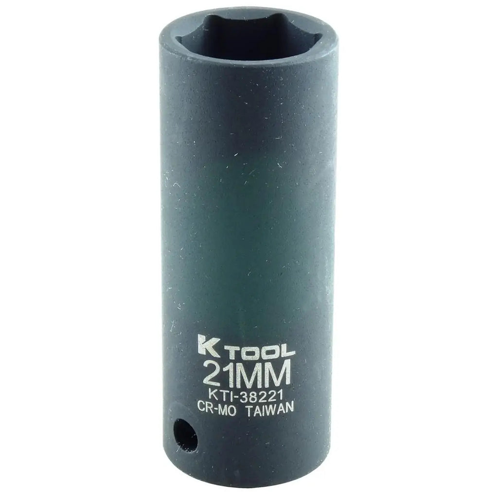 K Tool Impact Socket Deep 21mm 1/2Dr