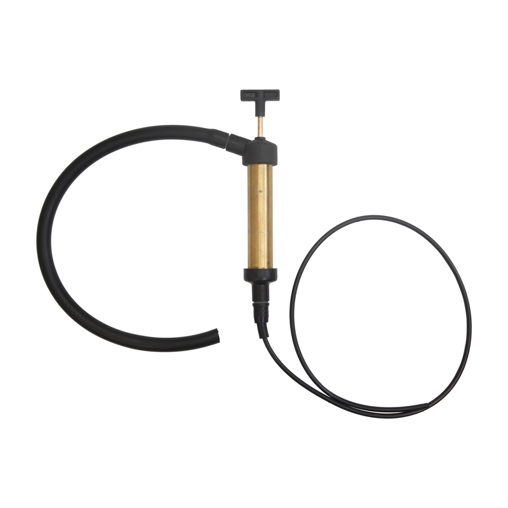 Groz Tools Brass & Neoprene Hand Pump with 2 Hoses