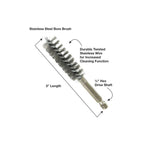 IPA Tools Twisted Wire Bore Brush 6pc Set - Stainless Steel