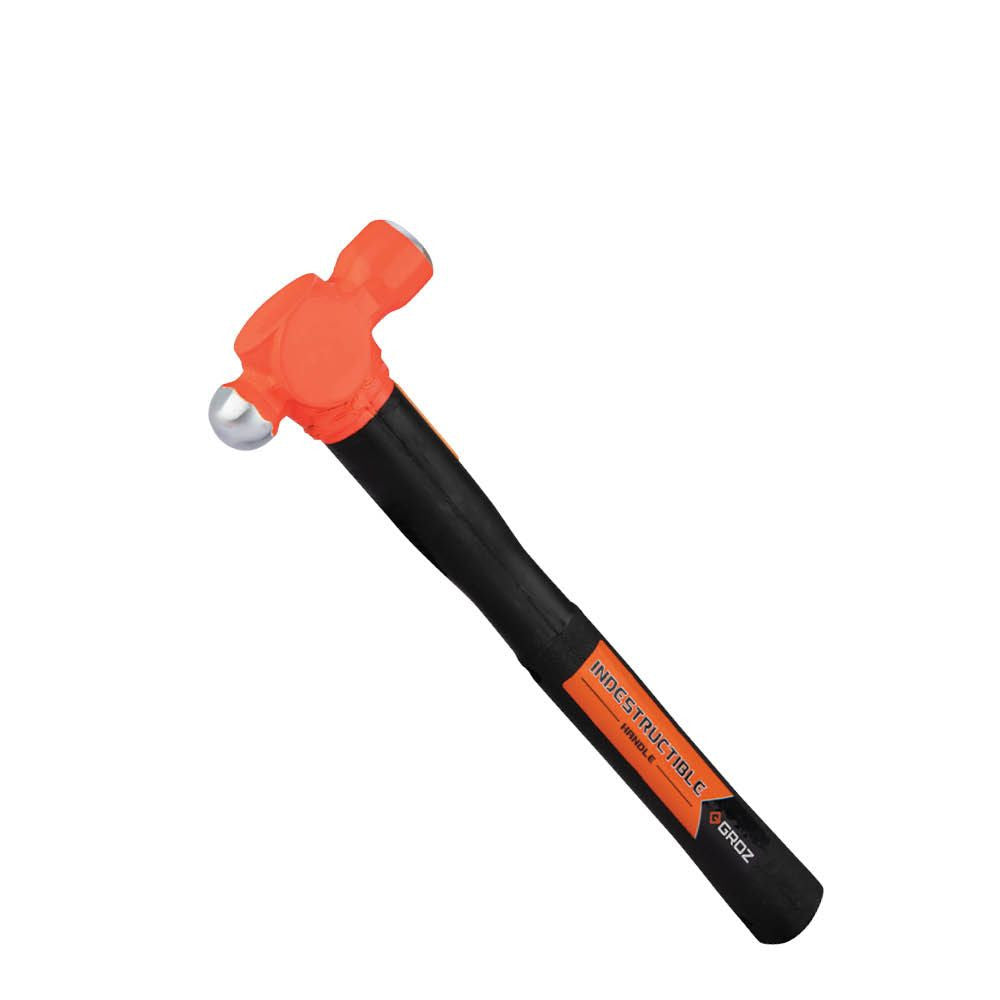 Groz Tools 32oz IndestructIble Handle Ball Pein Hammer