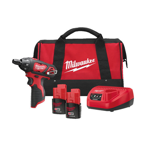 Milwaukee M12 Sub Compact Screwdriver - Kit