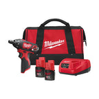 Milwaukee M12 Sub Compact Screwdriver - Kit