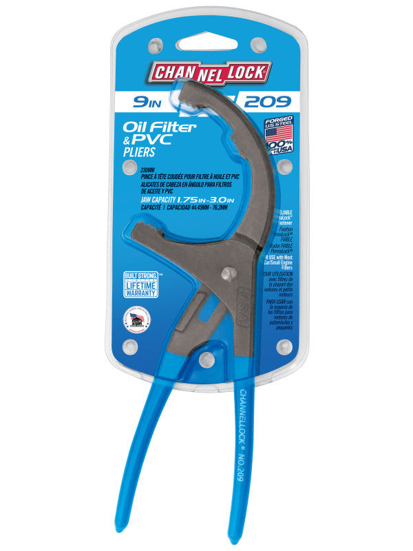 Channellock 9in Oil Filter/PVC Plier