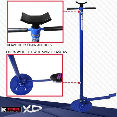 K Tool 3/4 Ton Underhoist Stand with Pedal