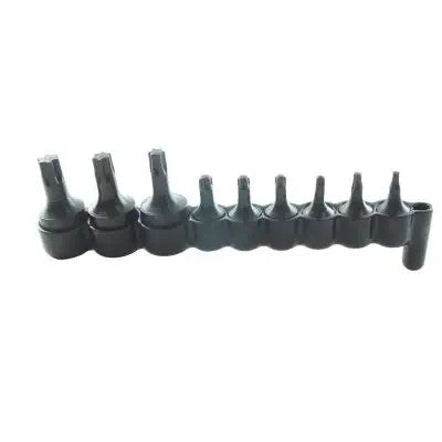 K Tool Internal 1/4 Dr Torx Socket Set T10 - T50 9pc