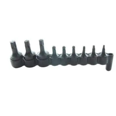 K Tool Internal 1/4 Dr Torx Socket Set T10 - T50 9pc
