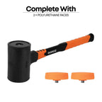 Groz Tools Fibreglass Handle Dead Blow Hammer (45 oz)