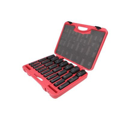 K Tool 26pc Deep Impact Metric Socket Set 1/2Dr