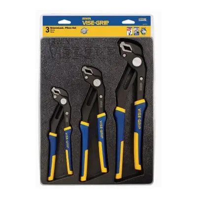 Vise Grip 3pc Groovelock Pliers Tray Set