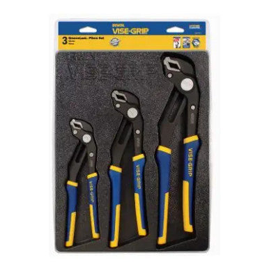 Vise Grip 3pc Groovelock Pliers Tray Set