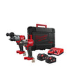 Milwaukee M18 Percussion Drill, M18FMTIW2F12 Mid-Torque Impact Wrench - Kit